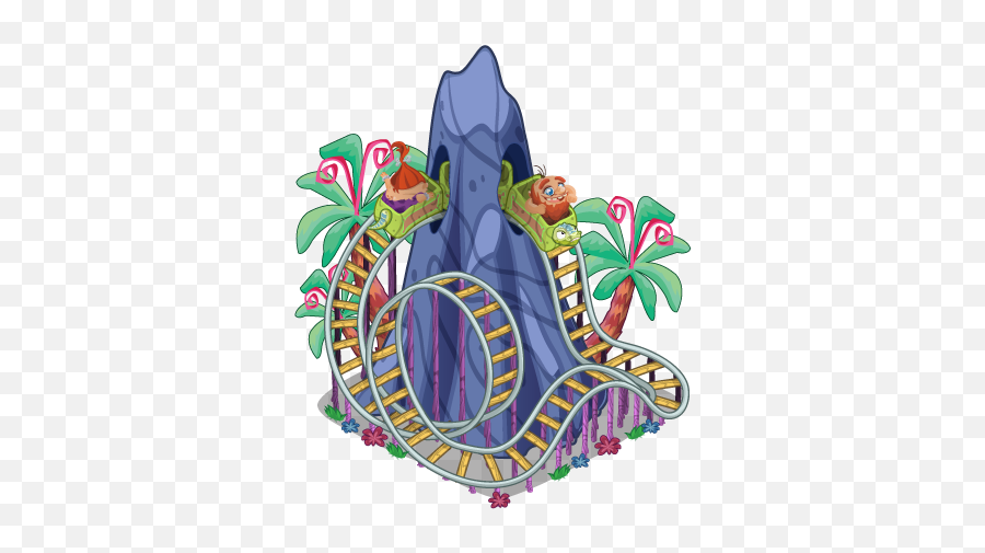 Roller Coaster - Palm Trees Png,Rollercoaster Icon