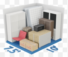 Storage Rentals Of America Affordable Self Units - Cardboard Box png