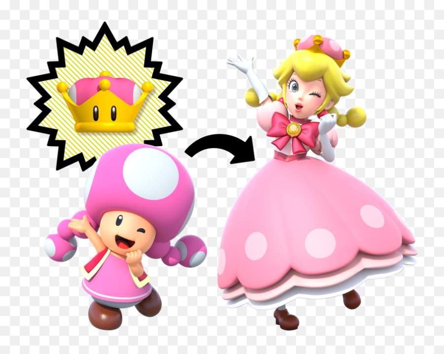 Pin By Gloom Kitty - Toadette Super Mario Bros U Deluxe Png,Princess Peach Icon