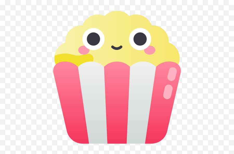 Download Popcorn Icon Kawaii Star Gradient Style - Beach Kawaii Happy Flaticon Png,Popcorn Icon
