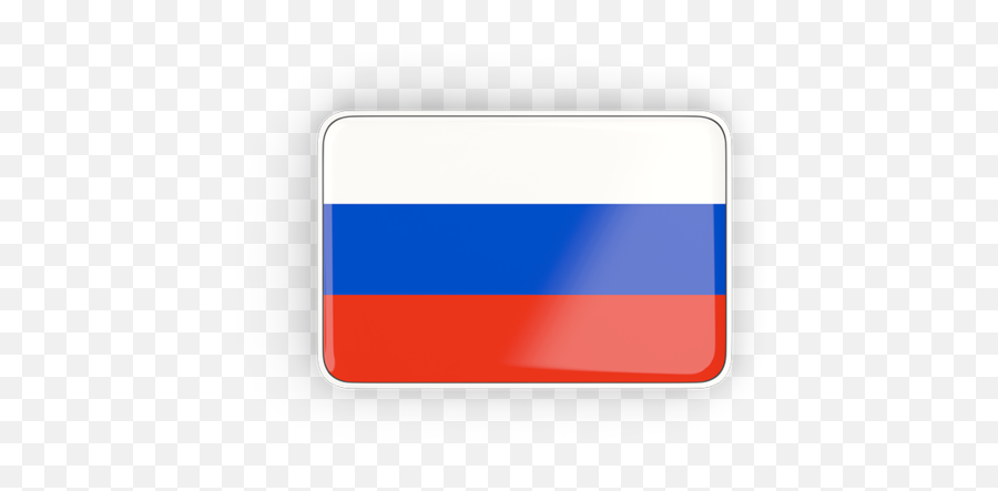Rectangular Icon With Frame Illustration Of Flag Russia - Vertical Png,Rectangle Icon