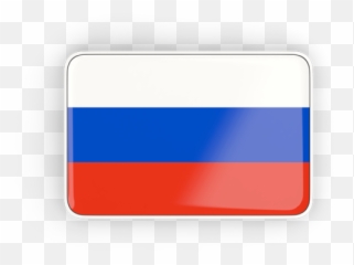Rectangular Icon With Frame Illustration Of Flag Russia - Vertical png