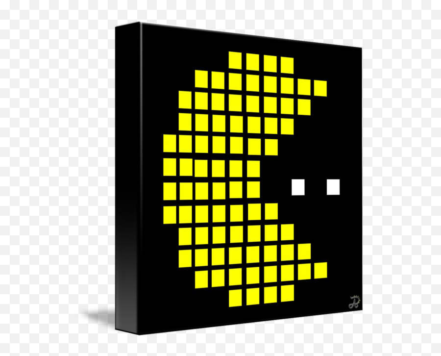 Pacman By David Guzman - Minecraft Apple Logo Pixel Art Png,Pac Man Icon