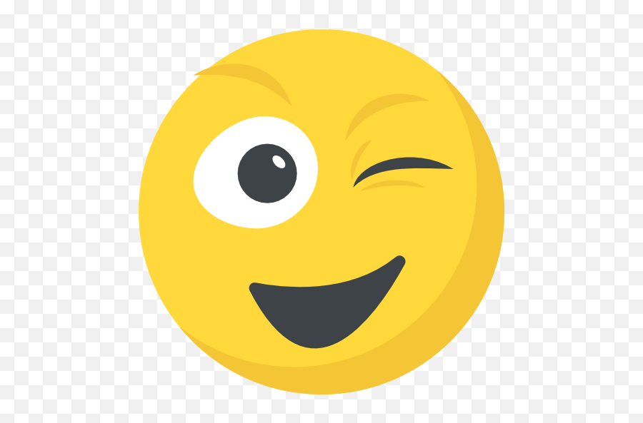 Free Icon Wink - Wide Grin Png,Winking Icon