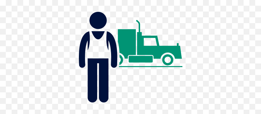 Truckker - Driver And Truck Icon Png,Truck Driver Icon