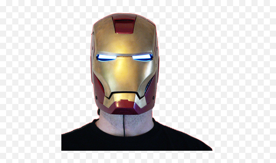 El Iron Man Set U003d Tape Glowing Eyes Panel Arc Reactor - Mask Png,Iron Man Helmet Png