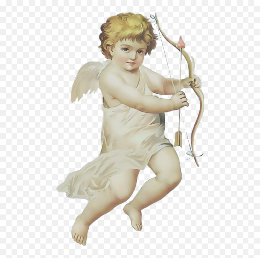 Cupid Angel Art Arte Painting Aesthetic Tumblr Png - Transparent Angel Png,Angel Transparent Background