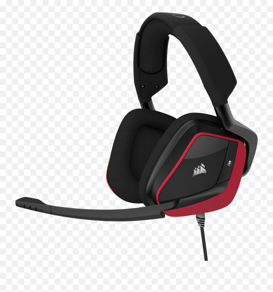 Void Pro Surround Premium Gaming Headset With Dolby Headphone 71 U2014 Red - Corsair Void Pro Red Png,Ps4 Game Has A Lock Icon