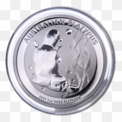 1 Oz Platypus Platin Coin Capsule - Platypus Platin 2018 Png,Platypus Png