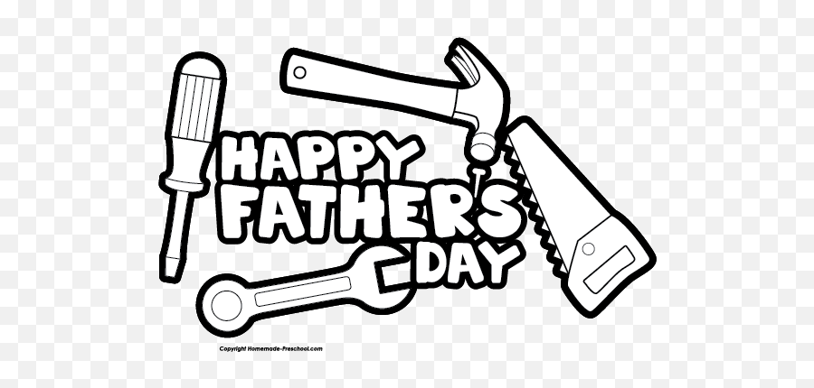 Free Fathers Day Images Clip Art - Clipartingcom Fathers Day Clipart Black And White Png,Fathers Day Png