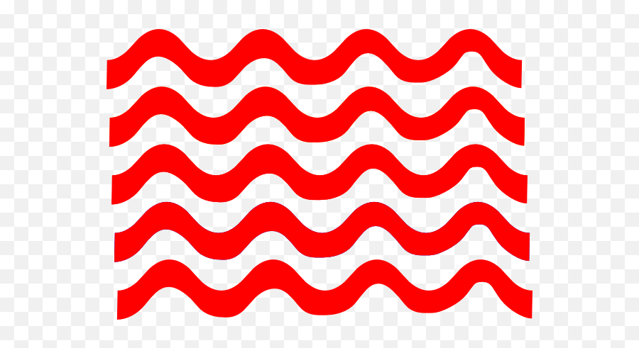 Red Wave Clipart - Pink Transparent Waves Png,Red Lines Png
