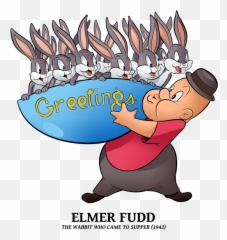 Elmer Fudd By Boscoloandrea - Wabbit Who Came To Supper 1942 Png,Elmer Fudd Png
