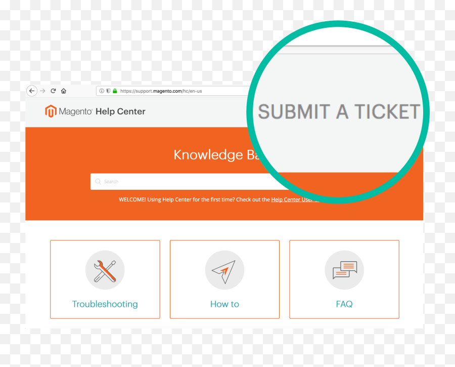 Submit A Support Ticket U2013 Magento Help Center - Submit A Support Ticket Png,Submit Png