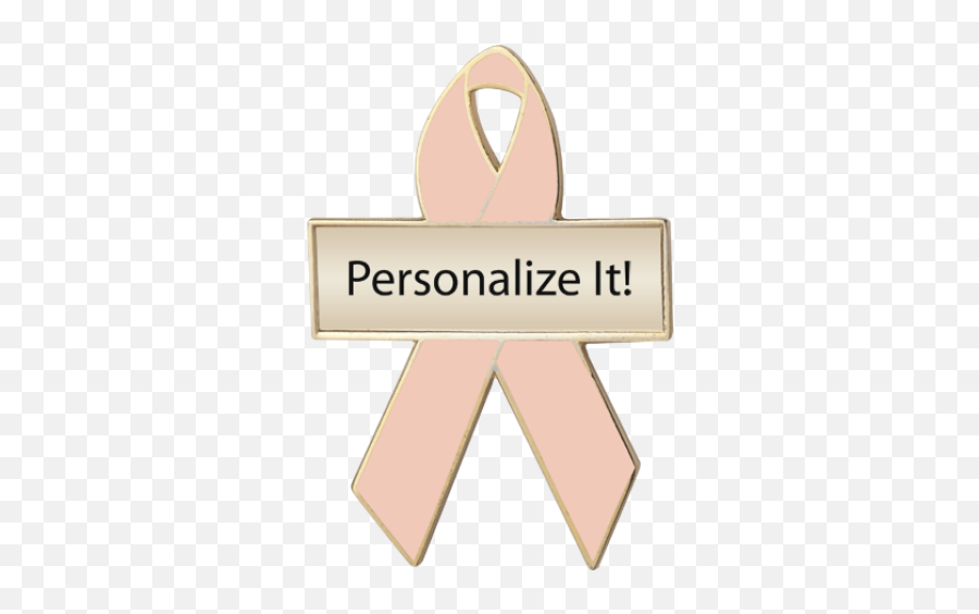 Peach Awareness Ribbons Lapel Pins Personalized Cause - Sign Png,Awareness Ribbon Png