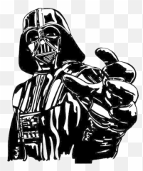 Library Of The Dark Side Png Free Files Clipart - Darth Vader Stencil Art,Vader Png
