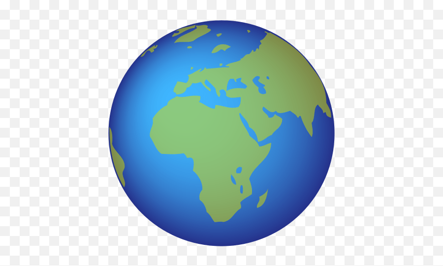 Globe Emoji Earth World Europe - Transparent Background Emoji Earth Png,Globe Transparent Background