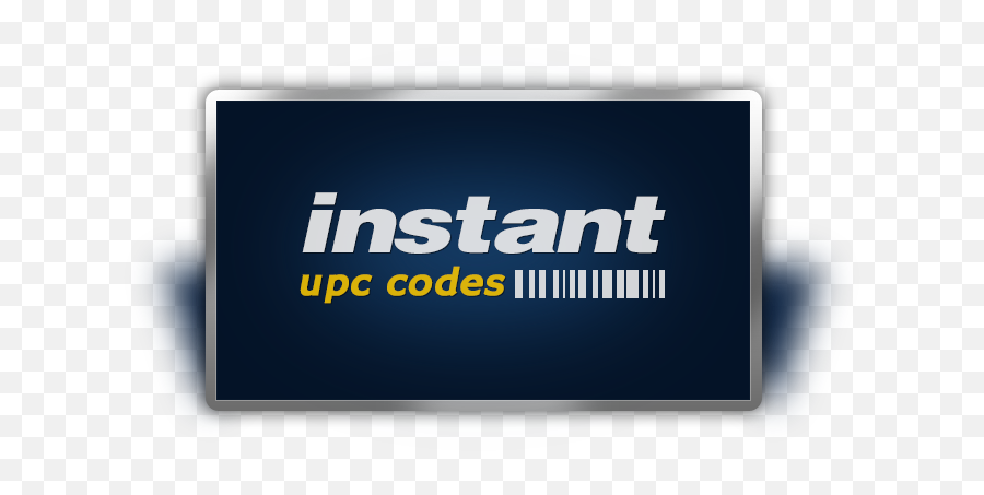 Instant Upc Codes - Graphic Design Png,Upc Code Png