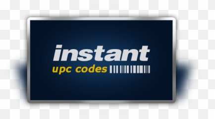 Instant Upc Codes - Graphic Design Png,Upc Code Png