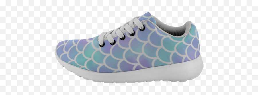Download Hd Mermaid Running Shoes With Scales - Sneakers Shoe Png,Mermaid Scales Png