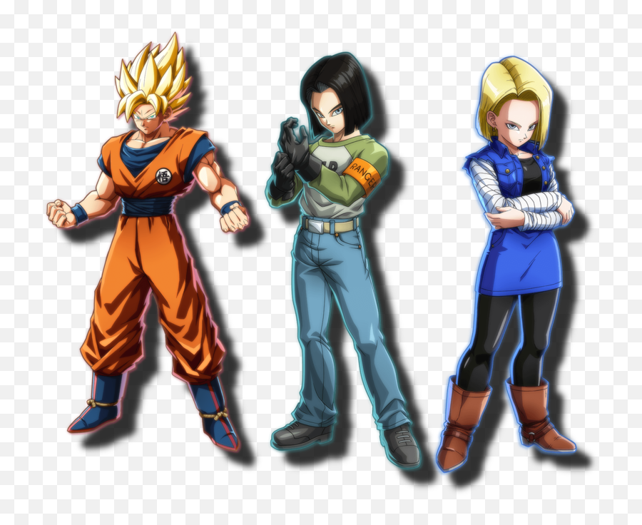 Mastered Super Saiyan Goku Vs Androids - Goku Vs Android 17 Png,Android 18 Png