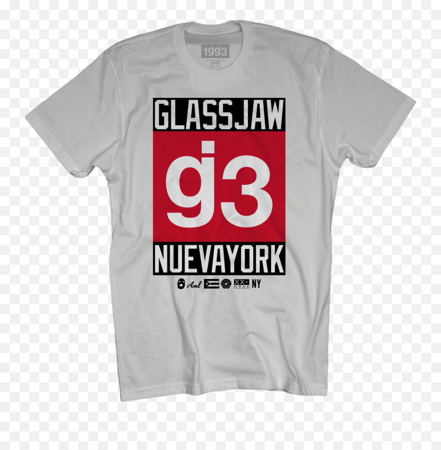 Cb G3 Nueva York White T - Shirt Glassjaw Active Shirt Png,White T Shirt Template Png