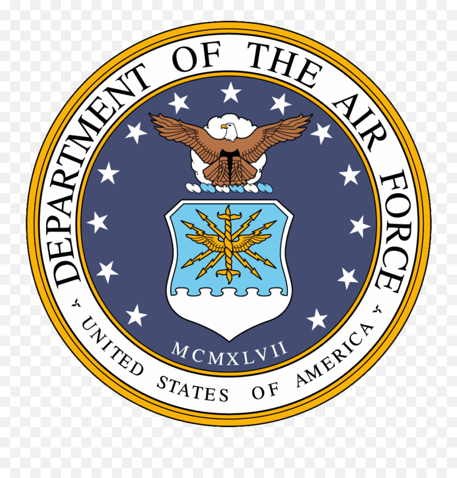 Air Force Symbol Transparent Png - Air Force Military Seal,Glitter Force Logo