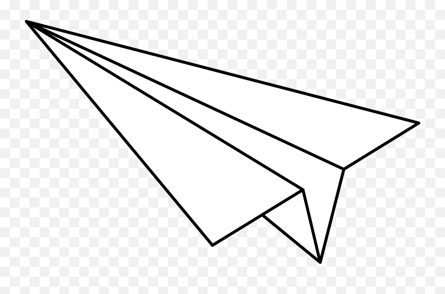 Paper Airplane Clipart Png 6 Image - Paper Airplane Png Clipart,Paper Airplane Png