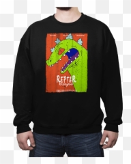 Reptar Resurgence - Crew Neck Sweatshirt Fashion Round Neck Sweat Shirt Png,Reptar Png