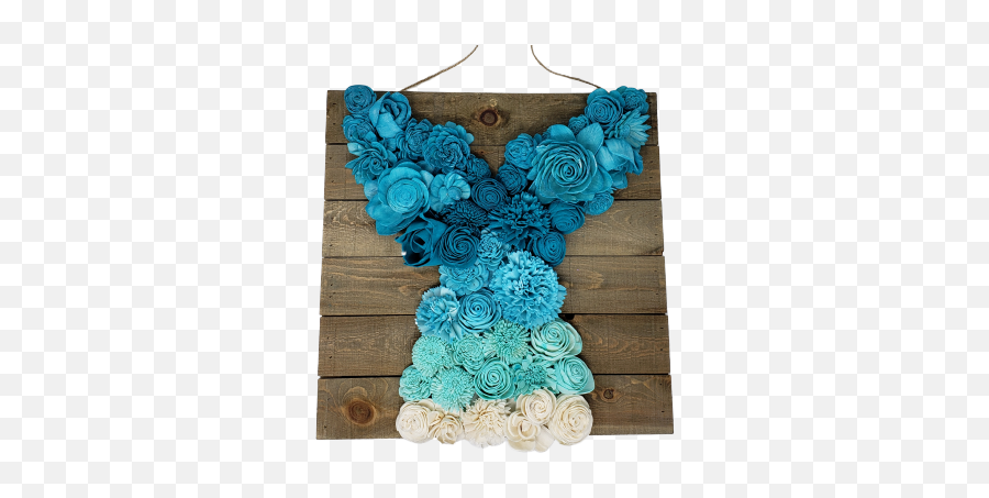 Floral Mermaid Tail 12 X Sign - Necklace Png,Mermaid Tails Png