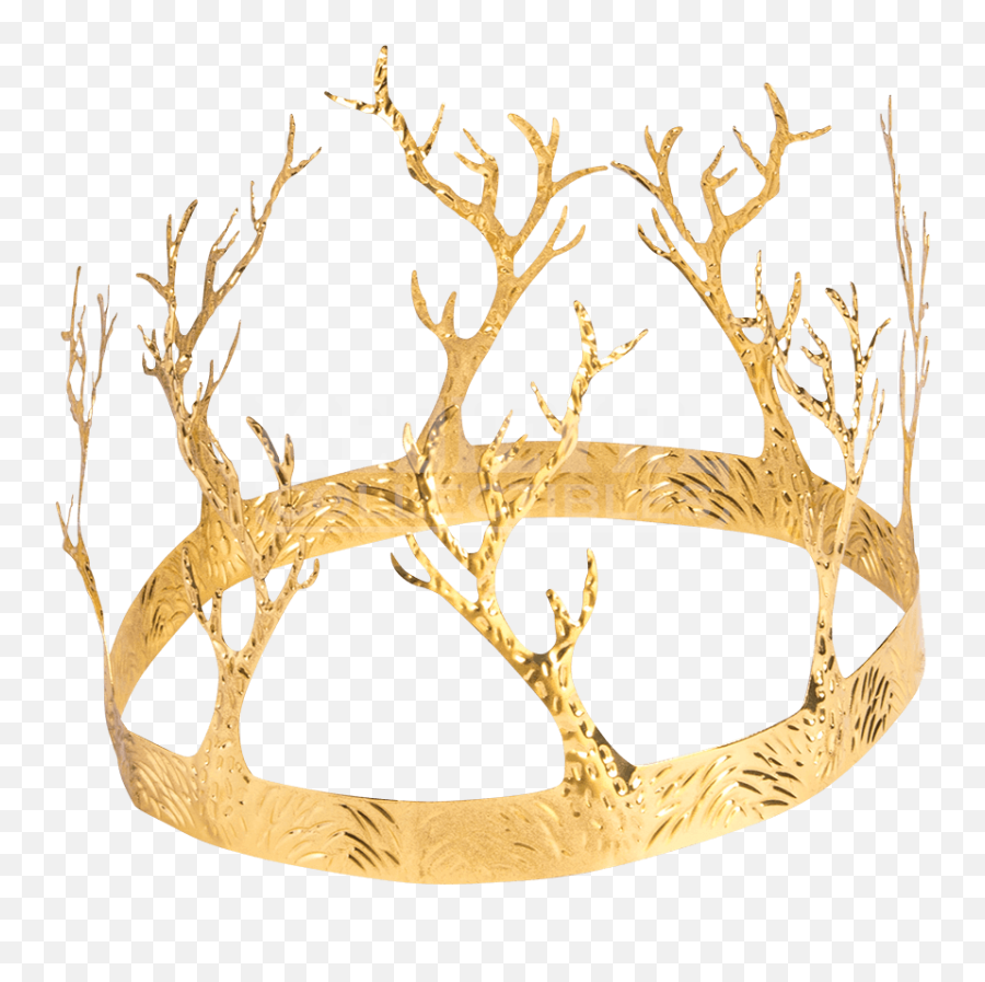 Download Hd Gilded Forest Kings Crown - Crown Made Of Deer Antlers Png,Kings Crown Png
