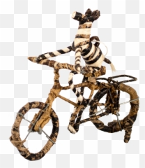 Zebra - Bike Png,Bicyclist Png