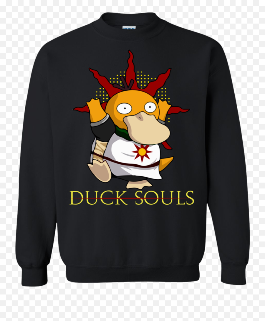 Psyduck Duck Souls Shirt Sweatshirt - Star Wars Christmas Dark Souls Praise The Sun Hoodie Png,Psyduck Png