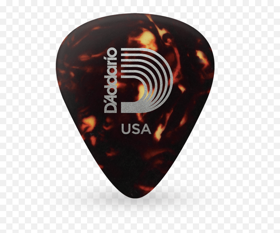 Classic Celluloid Pick Accessories Du0027addario - D Addario Classic Picks Png,Guitar Pick Png