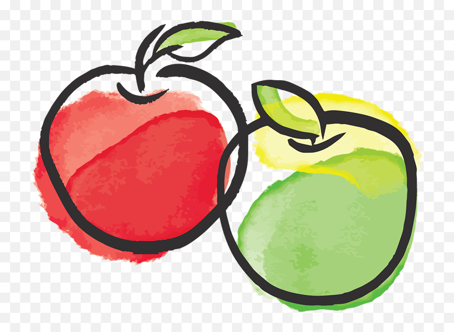 Interesting Apple Facts Pear And Cherry - Apple Illustration Png,Cartoon Apple Png