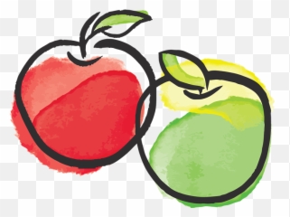 Interesting Apple Facts Pear And Cherry - Apple Illustration Png,Cartoon Apple Png
