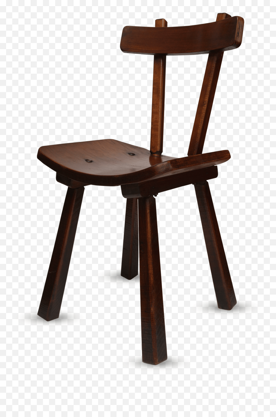 Brutalist Wooden Chair - Solid Png,Wooden Chair Png