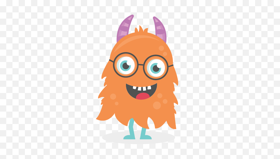 Nerdyl Monster Svg Cutting File Cut Files For - Cute Orange Monster Clipart Png,Monsters Png