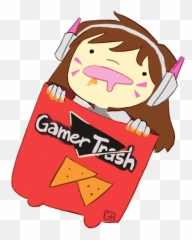 Overwatch D - Dva Sticker png
