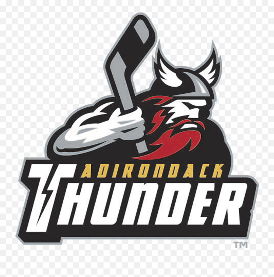 Adirondack Thunder Logo And Symbol - Adirondack Thunder Logo Png,Thunder Logo Png