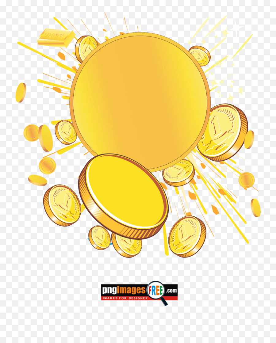 Free Gold Coin Png Logo Design Transparent - Dot,Gold Vector Png