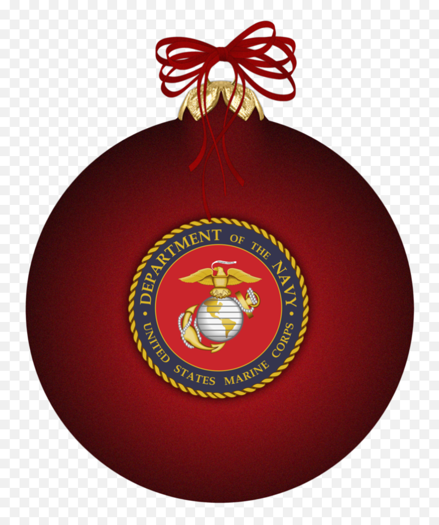 Usmc Marine Corps Chevron Clipart - Marine Corps Christmas Ornaments Png,Usmc Logo Vector