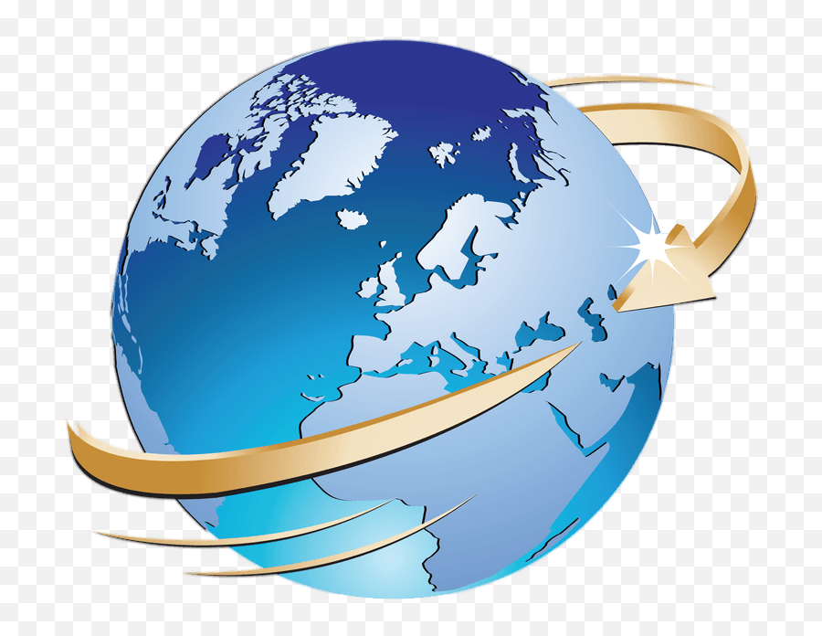 Download World Map Png Transparent Background Pin - Globe Png,Travel Logos