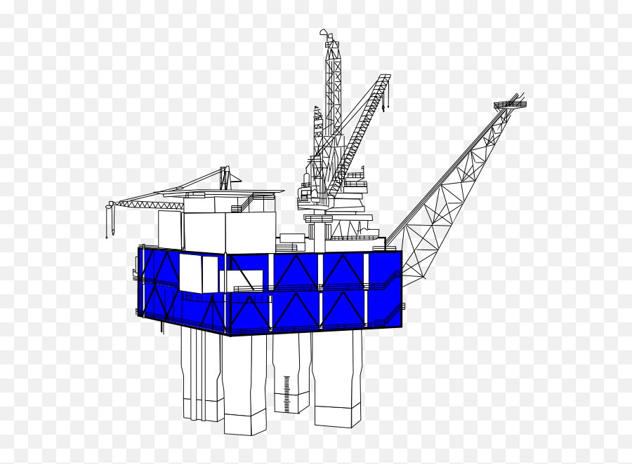 Offshore Oil Rig Clip Art - Oil Rig Clip Art Png,Oil Rig Png