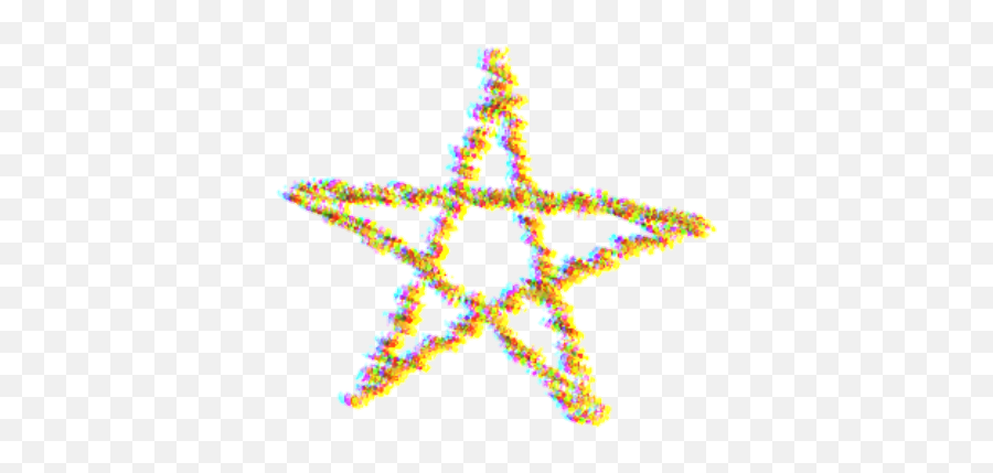 Star Newbrushes Gold Golden Png Sticker By Munloit - Pentagram Silhouette,Glitter Star Png