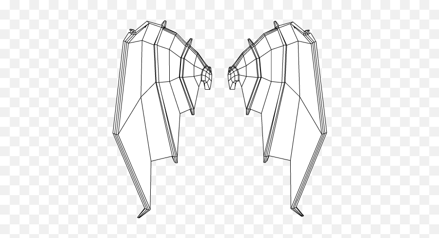 Devil Wings - Folding Png,Devil Wings Png