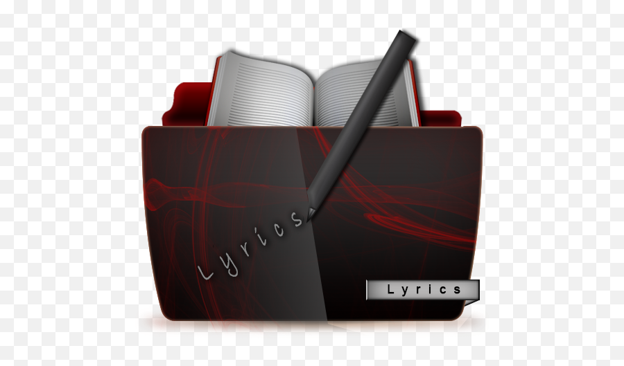 Lyrics Folder Icon - Horizontal Png,Icon Lyrics