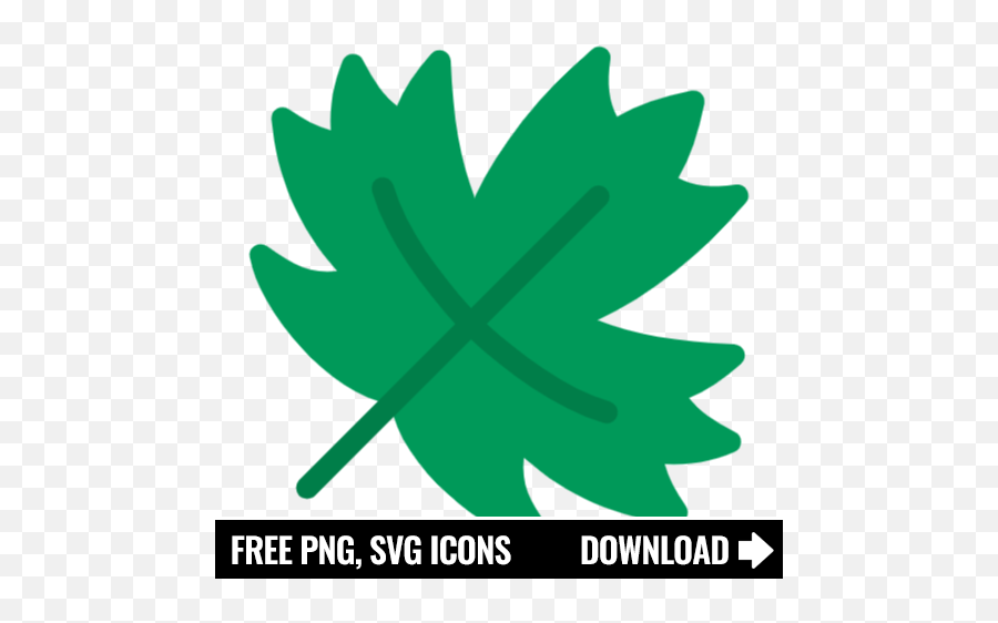 Free Green Maple Leaf Icon Symbol - Language Png,Maple Leaf Icon