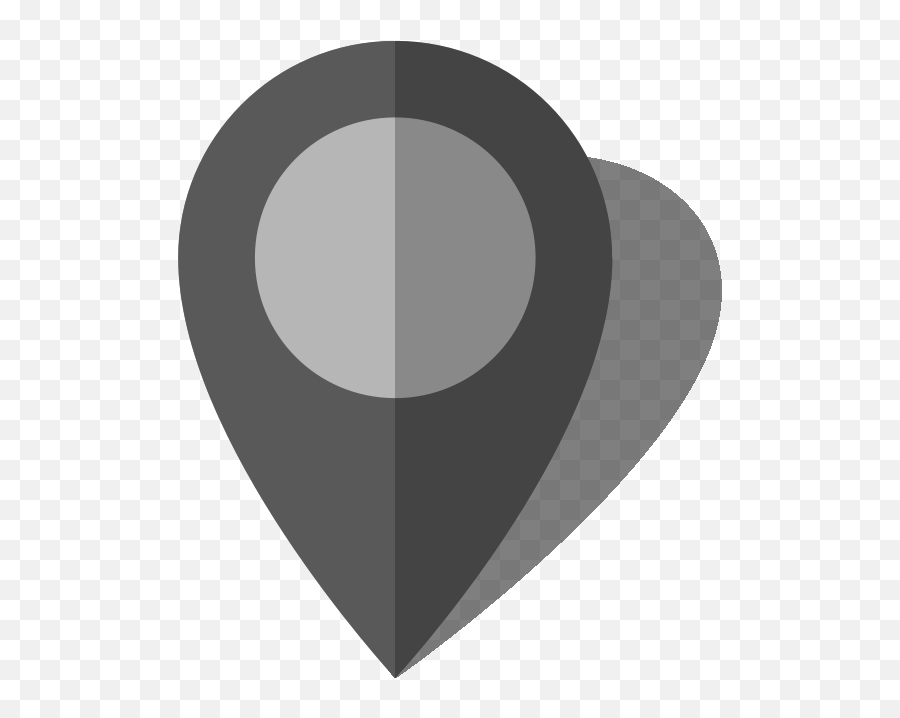 Simple Location Map Pin Icon10 Gray - Grey Transparent Location Symbol Png,Location Icon Grey
