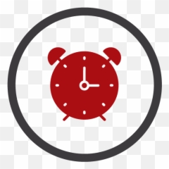 Alarm - Dot Png,Red Clock Icon