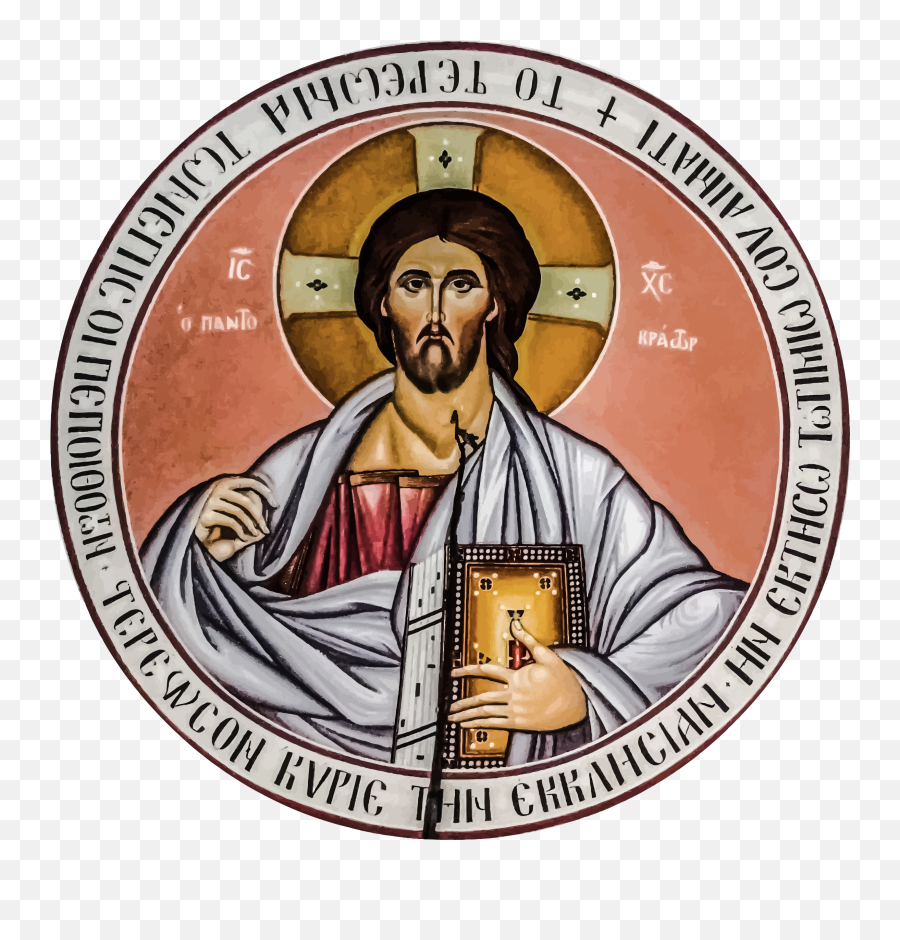 Download Jesus Greek Orthodox Iconography Clipart 1160454 - Clipart Orthodox Png,Icon Of The Crucifixion